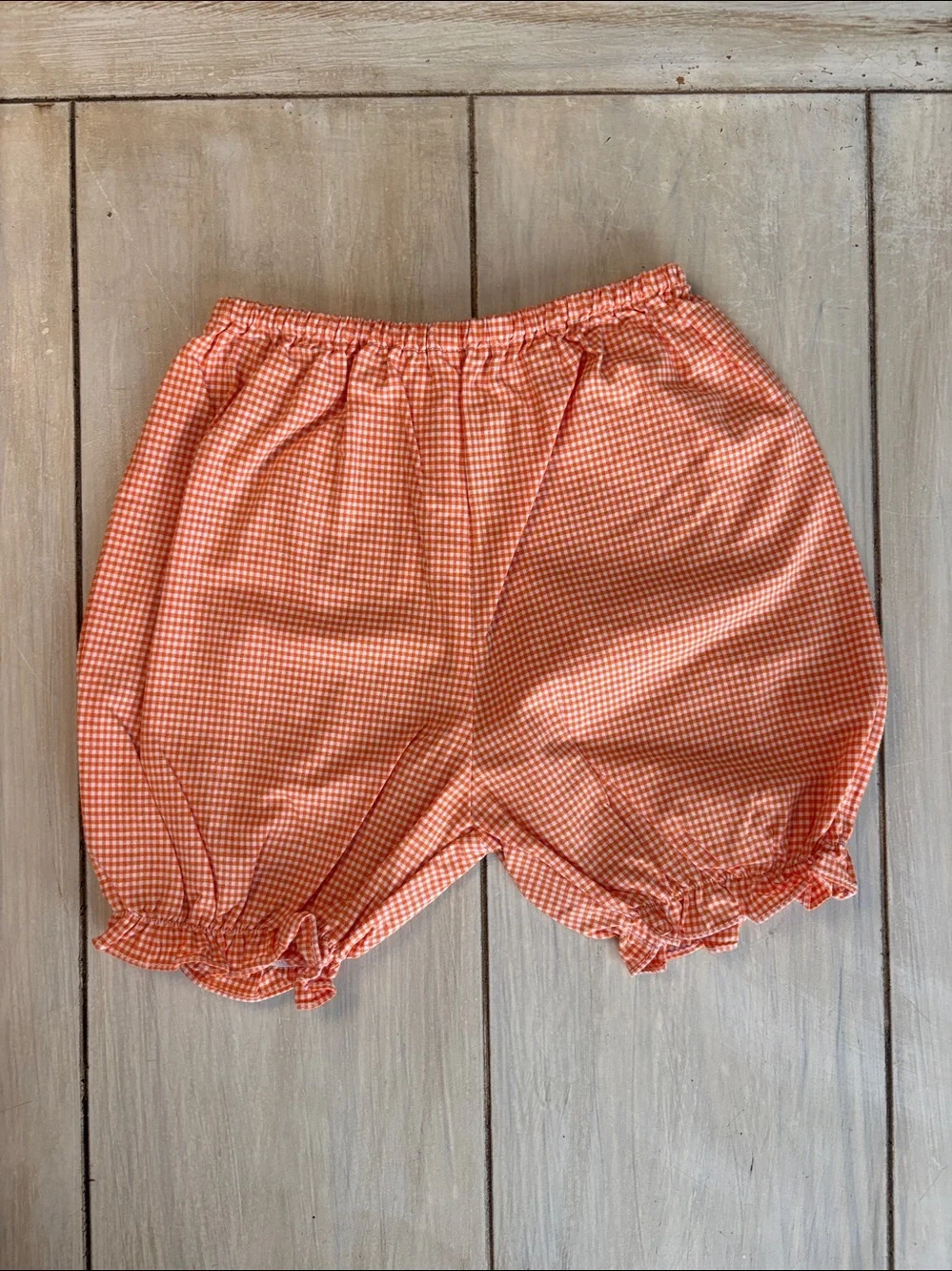 ZU Boutique Tan Orange Pumpkin Fall Top & Bloomers Set 3 Months